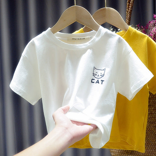Playera Infantil Estampado Dibujos Animados Cuello Redondo Manga Corta - Image 9