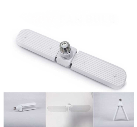 Ventilador LED Plegable de Bajo Consumo