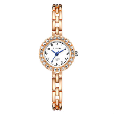 Reloj Digital para Mujer con Pulsera de Acero Fino y Cristales de Diamante - Image 8
