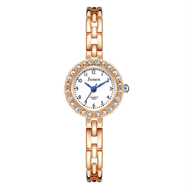 Reloj Digital para Mujer con Pulsera de Acero Fino y Cristales de Diamante - Image 2