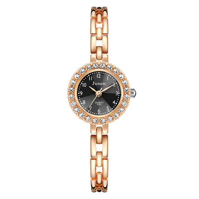 Reloj Digital para Mujer con Pulsera de Acero Fino y Cristales de Diamante - Image 3