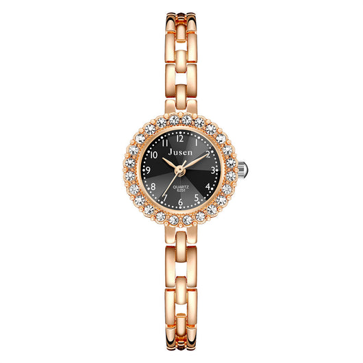 Reloj Digital para Mujer con Pulsera de Acero Fino y Cristales de Diamante - Image 3
