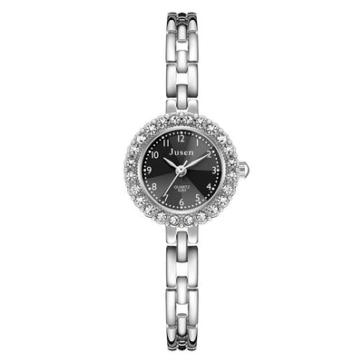 Reloj Digital para Mujer con Pulsera de Acero Fino y Cristales de Diamante - Image 4