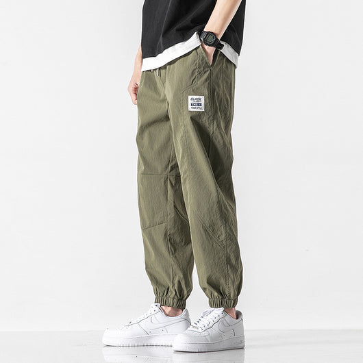 Pantalones Cropped Deportivos Holgados