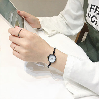 Reloj de Pulsera Retro Literario con Esfera Pequeña de Temperamento Elegante - Image 14