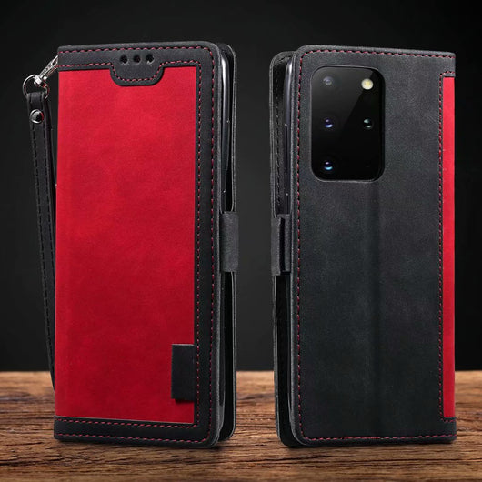 Funda Retro con Diseño de Empalme para Celular - Image 9