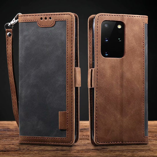 Funda Retro con Diseño de Empalme para Celular - Image 2