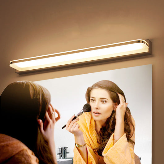 Espejo de Baño con Luz LED Frontal - Diseño Nórdico Moderno