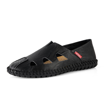 Sandalias de Cuero para Hombre - Comodidad Casual Versátil - Image 5