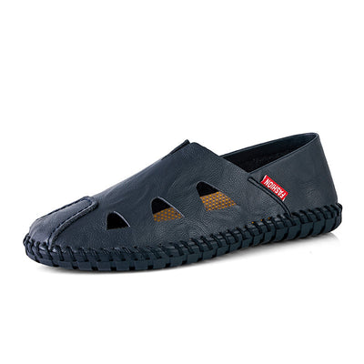 Sandalias de Cuero para Hombre - Comodidad Casual Versátil - Image 3