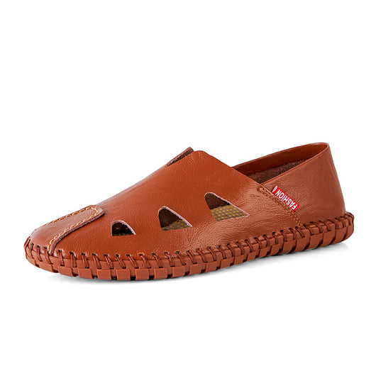 Sandalias de Cuero para Hombre - Comodidad Casual Versátil - Image 6