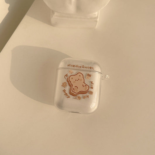 Funda Protectora Transparente para AirPods - Diseño Cartoon en Silicona Suave Antiimpactos - Image 7