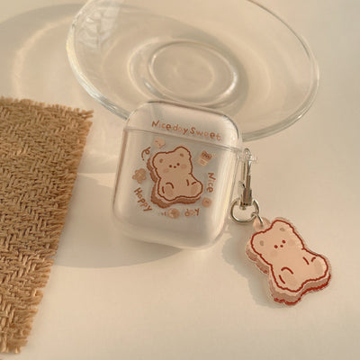 Funda Protectora Transparente para AirPods - Diseño Cartoon en Silicona Suave Antiimpactos - Image 8