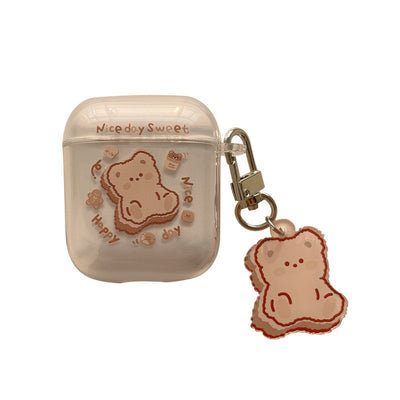 Funda Protectora Transparente para AirPods - Diseño Cartoon en Silicona Suave Antiimpactos - Image 5