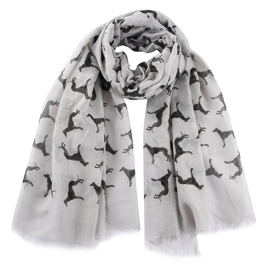 Pañuelo con Estampado de Perro Negro - Image 2
