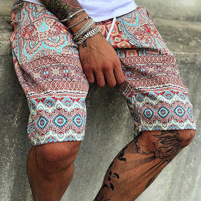 Pantalones Cortos Deportivos Retro Estampados para Playa - Ajuste Holgado y Cómodo - Image 6