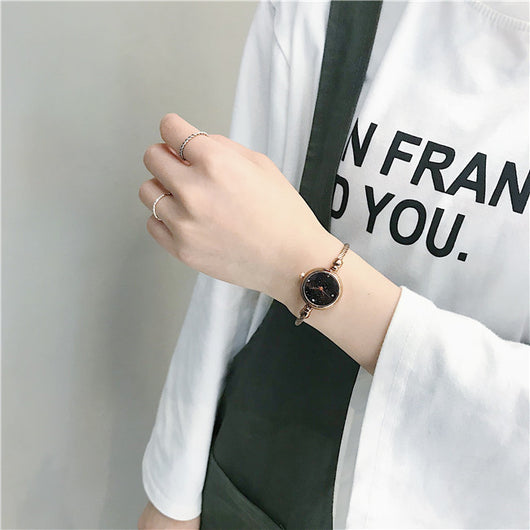 Reloj de Pulsera Retro Literario con Esfera Pequeña de Temperamento Elegante - Image 7