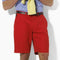 Shorts Polo de Negocios Paul's para Hombre - Blanco Casual Playa