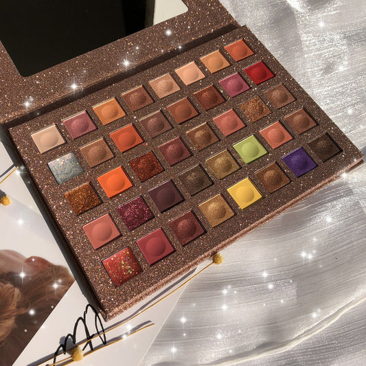 Paleta de Sombras Glitter Waterproof 40 Colores - Acabado Brillante Profesional - Image 2