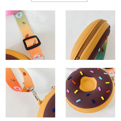 Bolsa Mensajera Infantil Princesa Donut - Monedero de Silicona Mini - Image 9