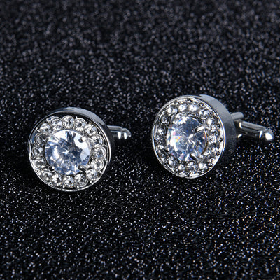 Gemelos Franceses de Diamante para Hombre - Joyería de Puño Elegante - Image 8