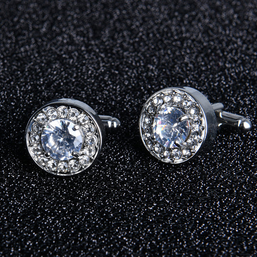 Gemelos Franceses de Diamante para Hombre - Joyería de Puño Elegante - Image 8