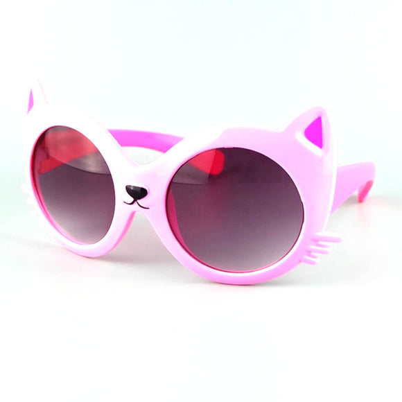 Lentes de Sol Infantiles Estilo Gato con Gradiente de Color