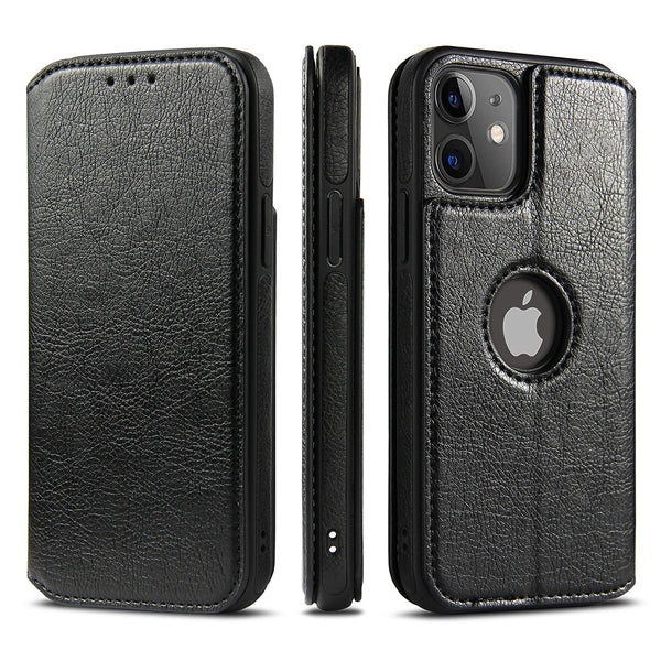 Funda Protectora Compatible con iPhone 11, 12 y 12 Pro Max con Cartera Integrada