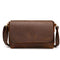 Bolsa Carteiro Masculina de Couro Genuíno - Estilo Retrô Casual