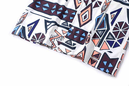 Camisa Hawaiana Floral Retro Versátil para Hombre - Image 10