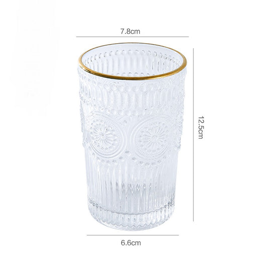 Vaso de Agua Bohemia Phnom Penh con Relieve de Sol - Image 2