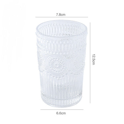 Vaso de Agua Bohemia Phnom Penh con Relieve de Sol - Image 6
