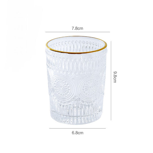 Vaso de Agua Bohemia Phnom Penh con Relieve de Sol - Image 9
