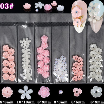 Flores Decorativas 3D para Uñas - Adornos de Caramelo y Gelatina - Image 9
