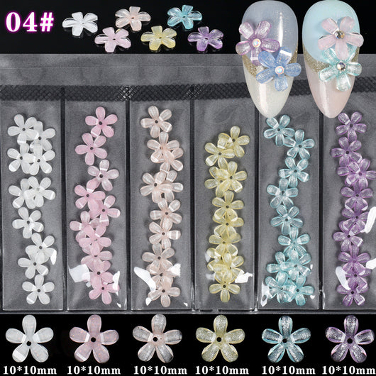 Flores Decorativas 3D para Uñas - Adornos de Caramelo y Gelatina - Image 12