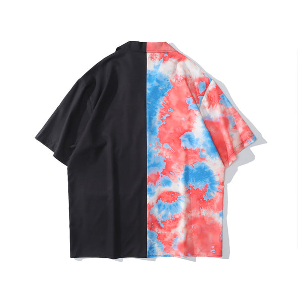 Camisa Hawaiana de Flores para Hombre - Manga Corta