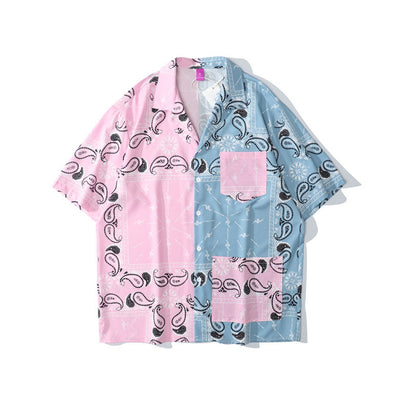 Camisa Étnica de Manga Corta Flor de Cajú Unisex - Image 7