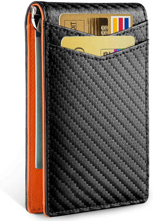 Cartera Minimalista de Cuero con Protección RFID Anti-Fraude - Image 5