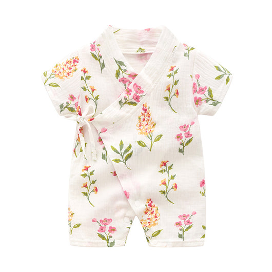 Mameluco Kimono Bebé de Manga Corta - Tela Crepe Suave y Transpirable - Image 12