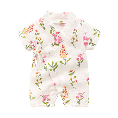 Mameluco Kimono Bebé de Manga Corta - Tela Crepe Suave y Transpirable - Image 7