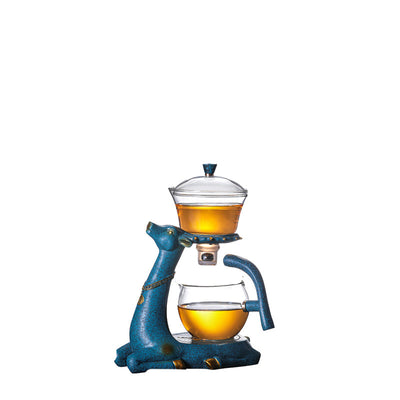 Tetera de Vidrio Resistente al Calor con Infusor - Diseño Ciervo - Image 10