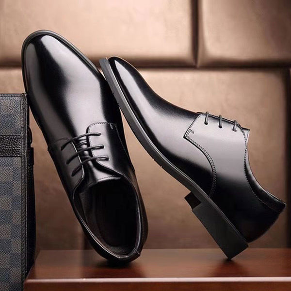 Zapatos Oxford de Cuero Genuino para Hombre - Calzado Formal y Casual Talla Grande