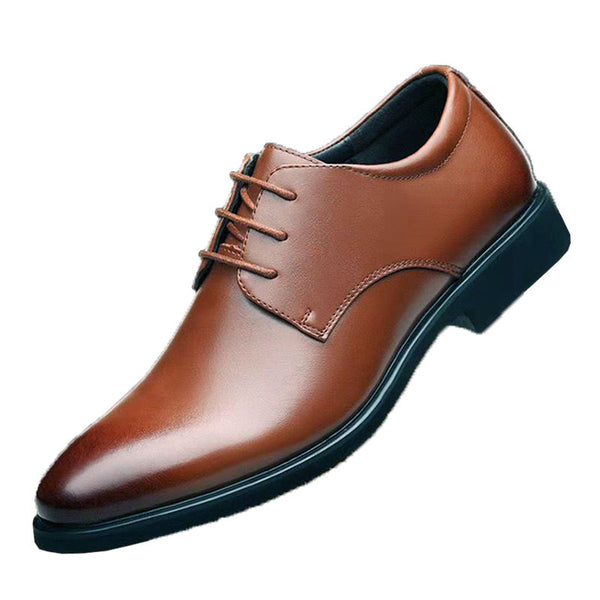 Zapatos Oxford de Cuero Genuino para Hombre - Calzado Formal y Casual Talla Grande