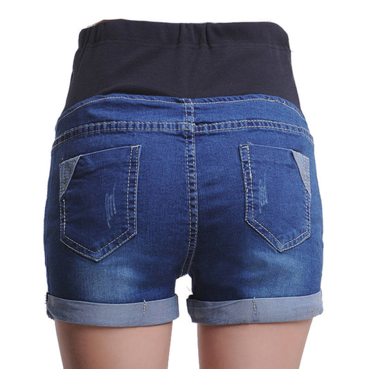 Shorts de Maternidad en Denim - Image 2