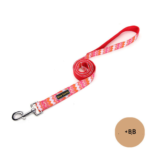Correa para Perro Nylon Estampado Onda Colorida - Resistente y Cómoda - Image 3