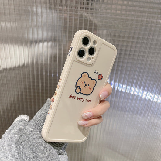 Funda iPhone Osito de Silicona con Protección Total de Lente - Image 4