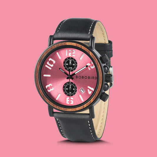 Reloj de Pareja en Madera con Cuarzo - Diseño Atmosférico