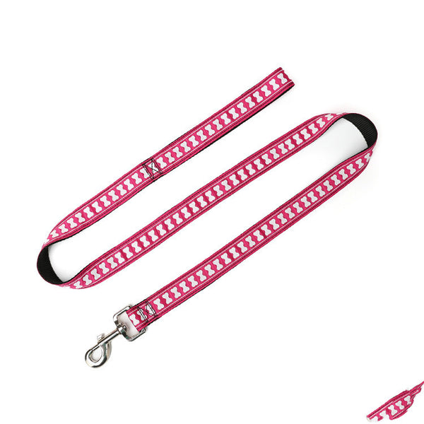 Correa de Paseo para Perros con Hueso de Nylon Resistente