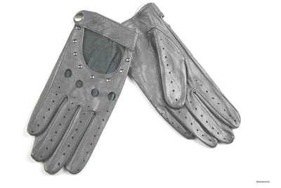 Guantes de Motociclismo en Cuero de Borrego con Dedos Completos - Image 5