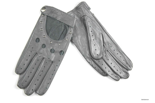Guantes de Motociclismo en Cuero de Borrego con Dedos Completos - Image 5